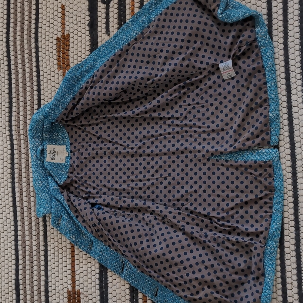 Mini Boden wool blend girl's peacoat - Picture 3 of 5